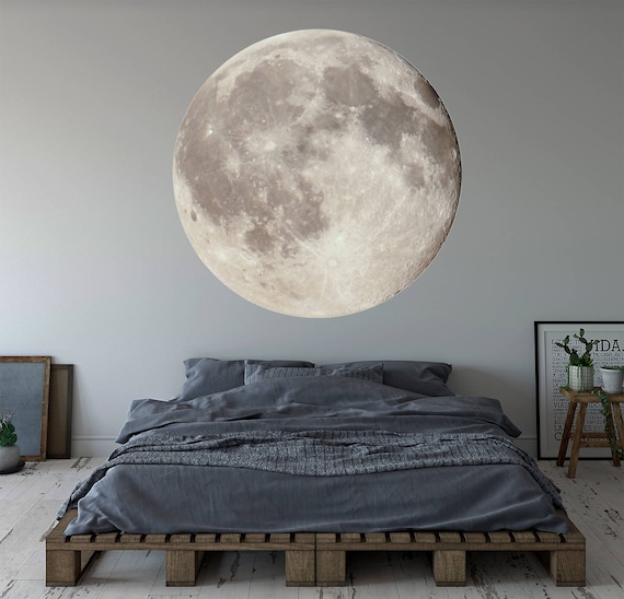 Moon Wall Decal Nursery Vinyl Art Decor