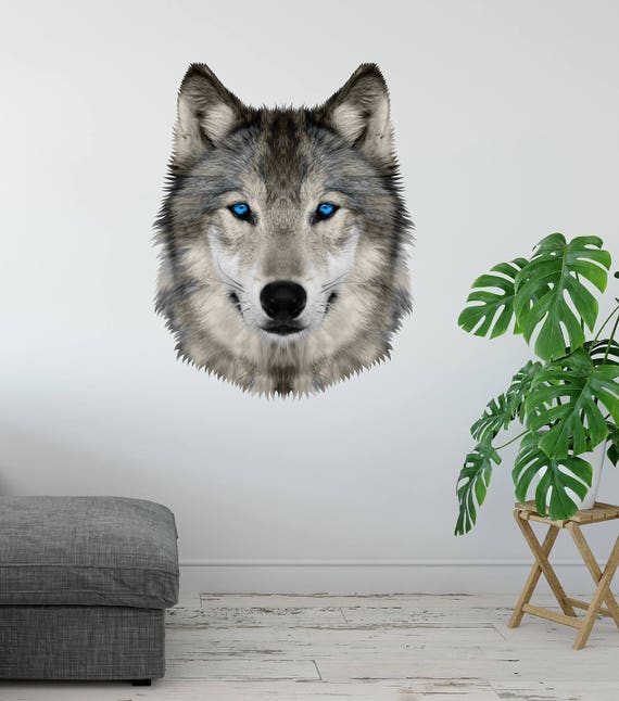 Les stickers Tête de loup