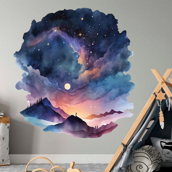 Starry Watercolor Vinyl Starry Watercolor Vinyl