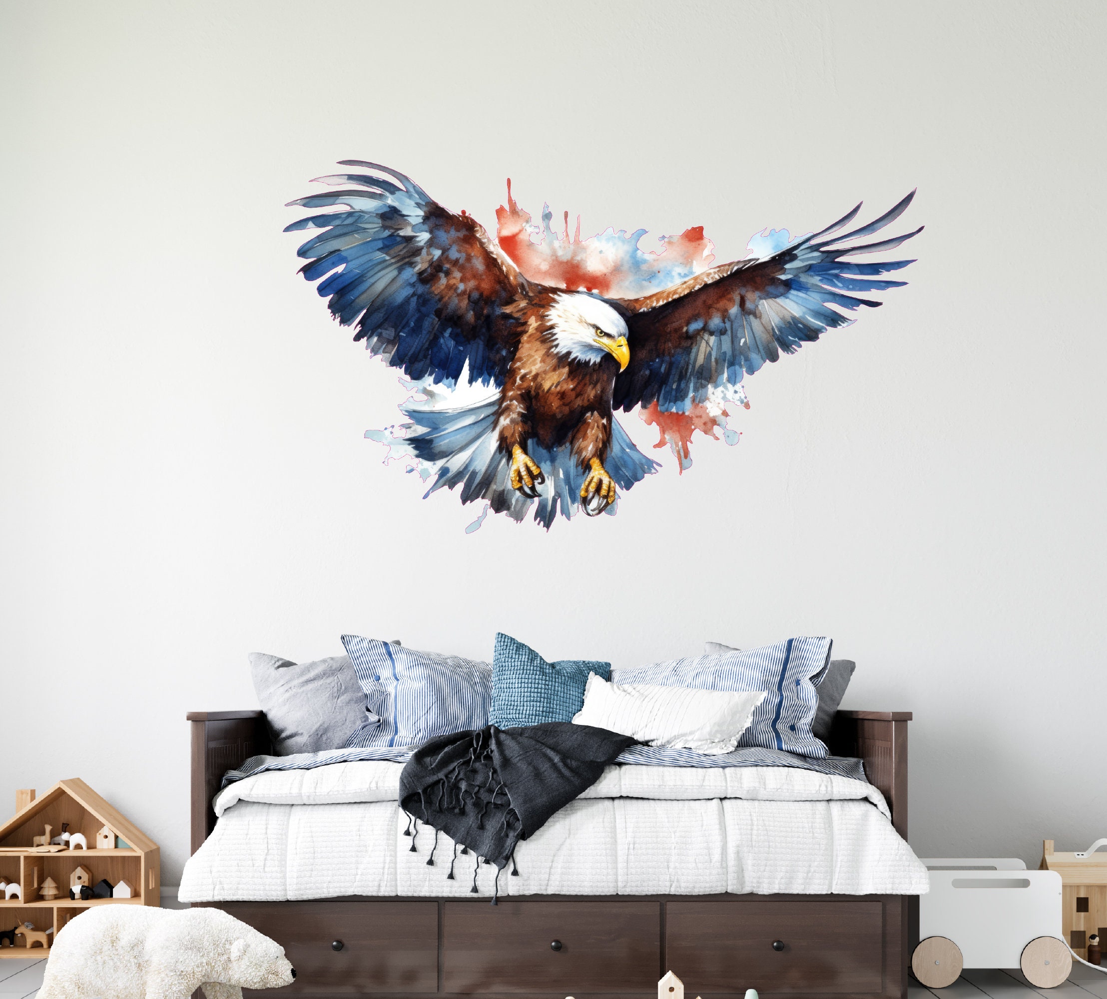 Large eagle tattoo - Etsy 日本