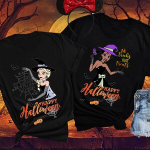 Halloween Party Shirt Happy Halloween Disney Princess T-Shirt Trick Or Treat Shirt Happy Halloween Princess Shirt Happy Halloween