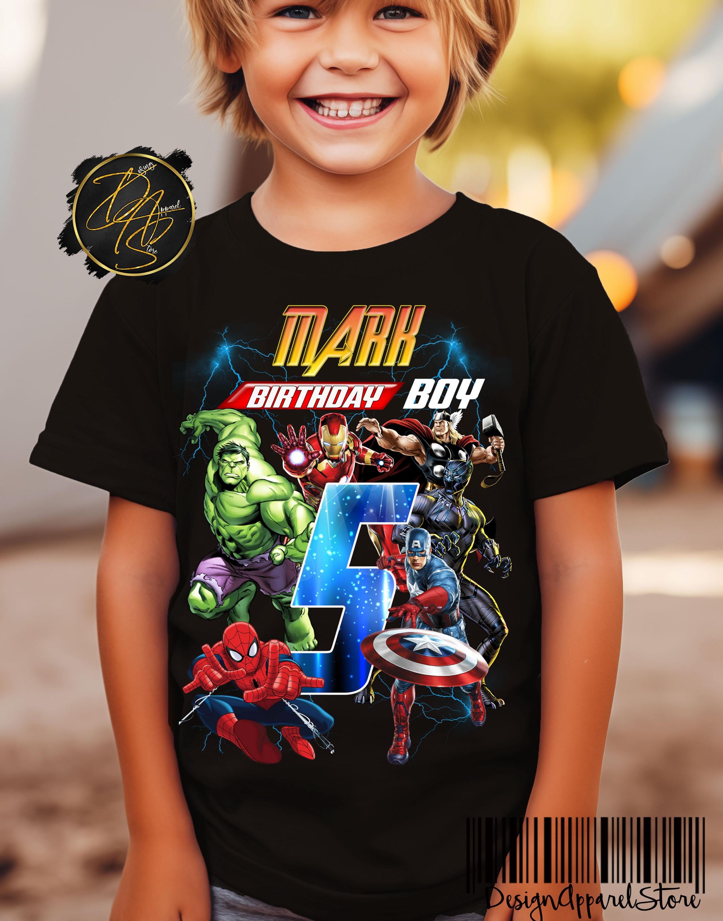 Shirt Design Avengers Kids Shirt Marvel Avengers Boys Printed