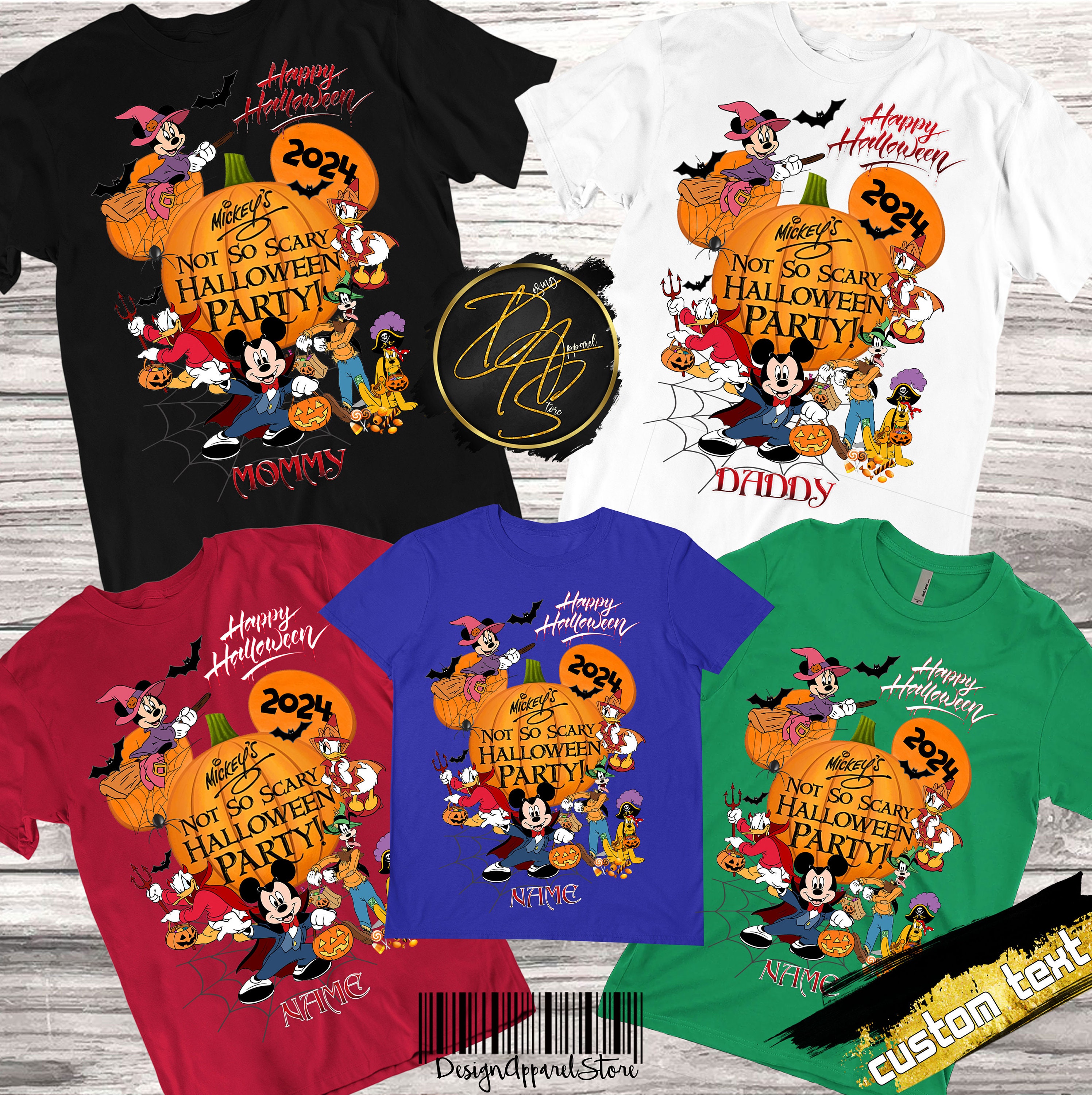 Mickey's Not-So-Scary Halloween Party Family Shirts 2024 Mouse And Friends Halloween shirt Halloween Disney tee