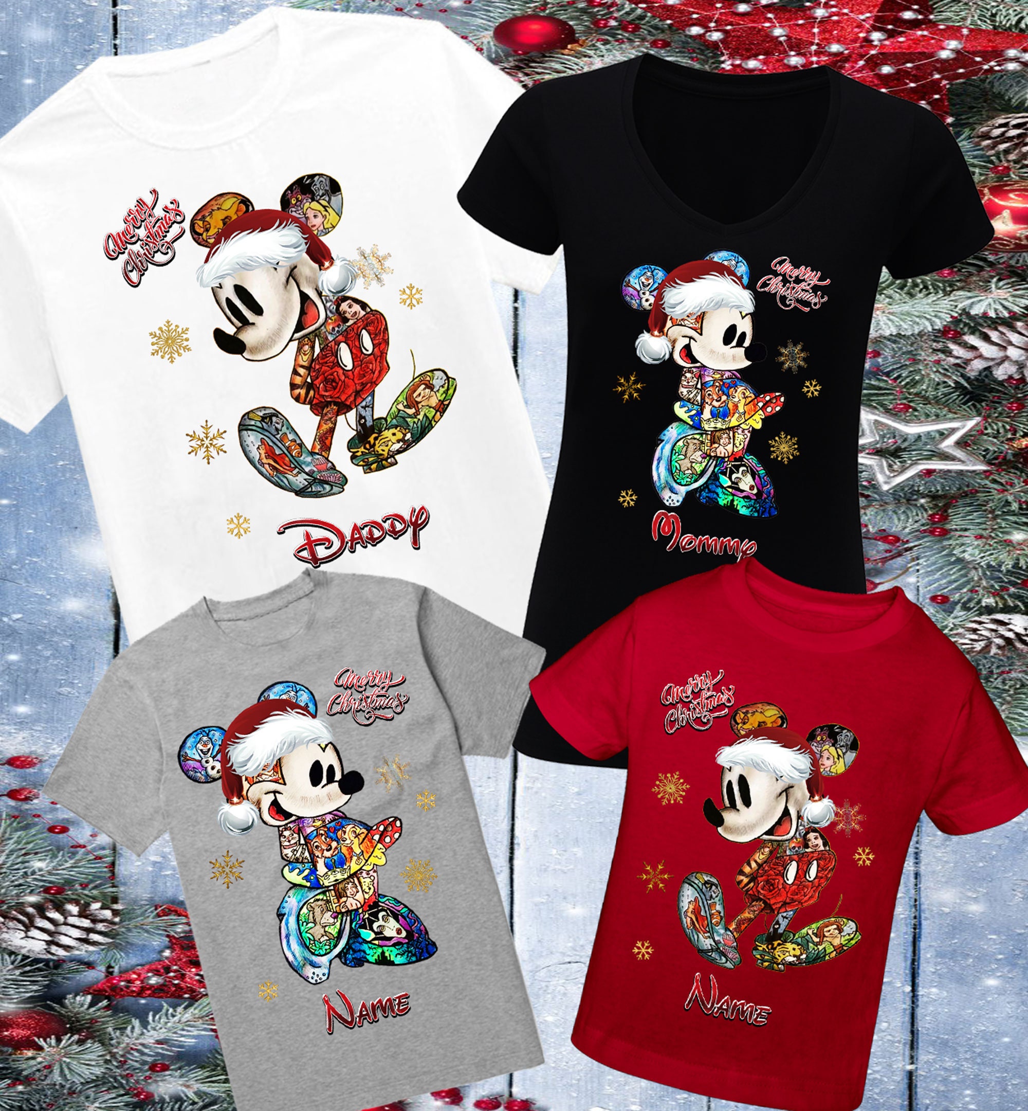 Shirt Disney Christmas Vacation Mickey 