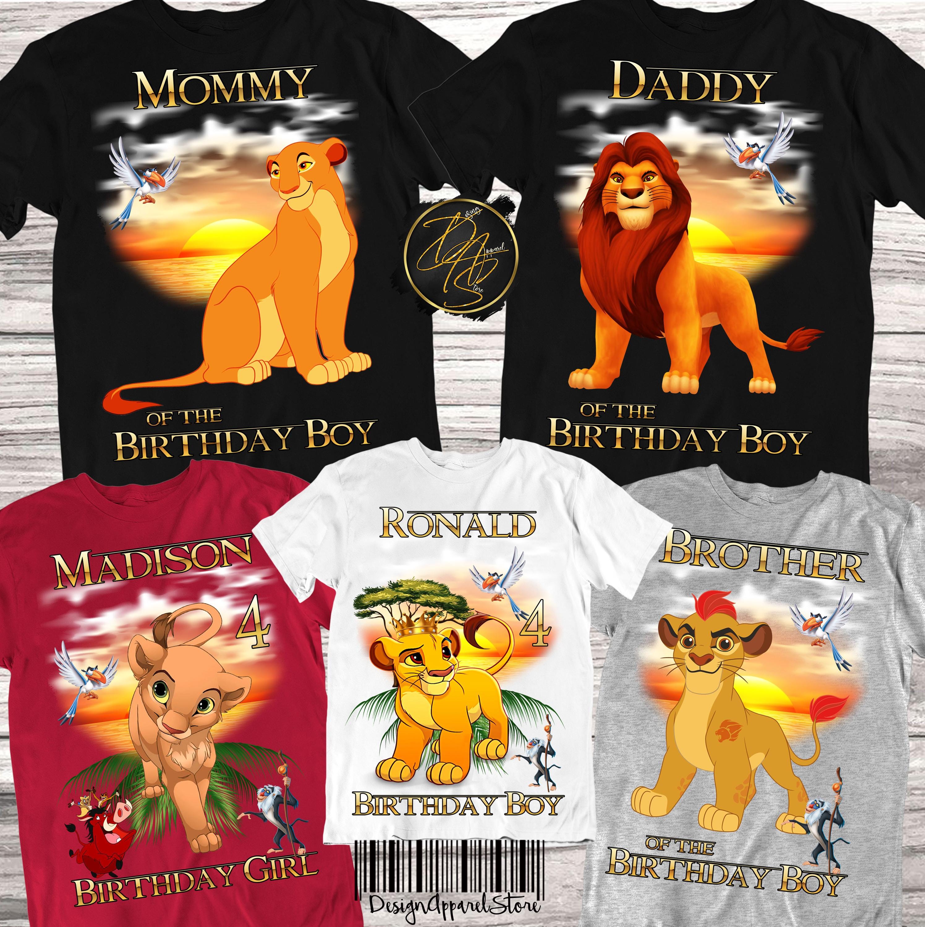 Baby Shower Playeras Del Rey Leon Para CumpleaÃ±os Baby Shower