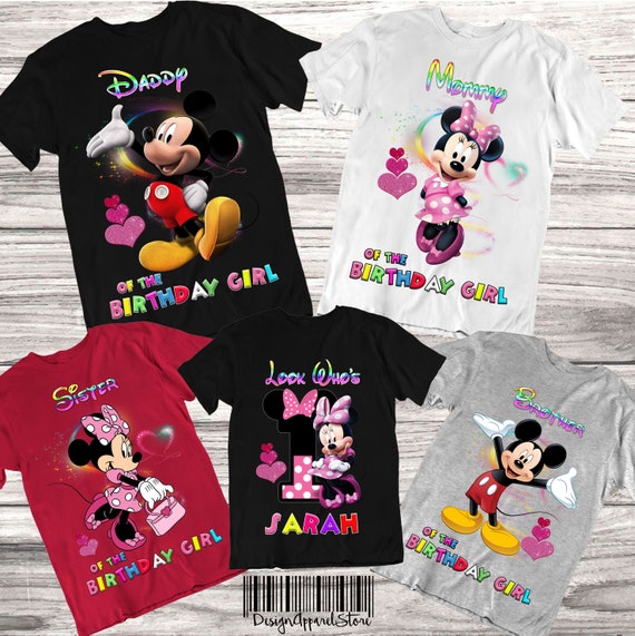 Trastornado Observar medio Minnie Mouse Camisas de cumpleaños Minnie Mouse Camisas - Etsy México