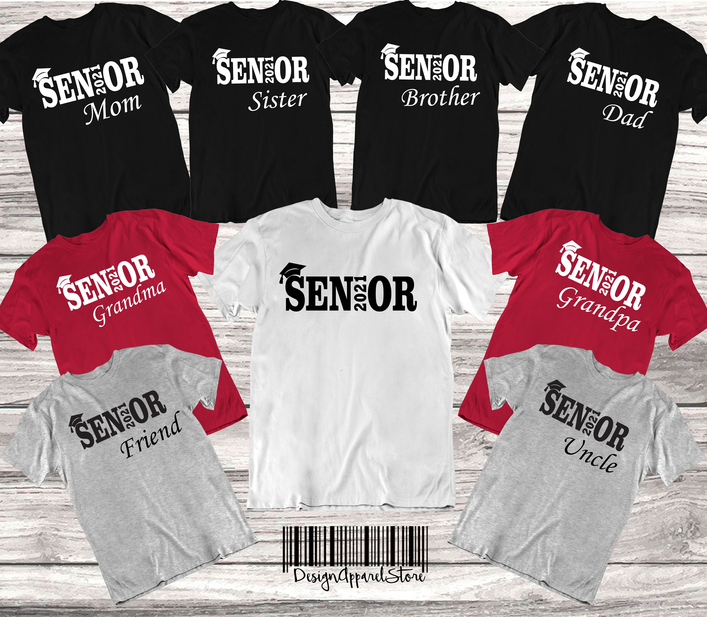Senior 2021 Shirts Family Graduation 