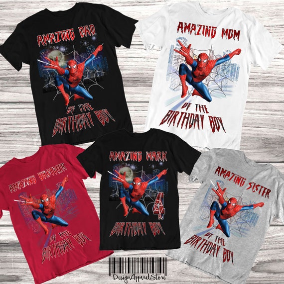 Customized & Personalized Spiderman T-Shirts for Men