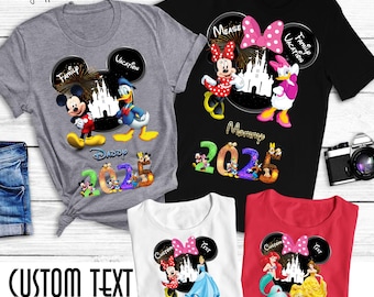 DisneyWorld Family Vacation Shirts Family Disney Trip T-Shirts Family Disney T-Shirts Magic Kingdom Shirts Disney Vacation Custom Shirts