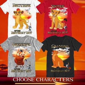 Lion King Birthday Shirt the Lion King Personalized Shirt Lion King ...