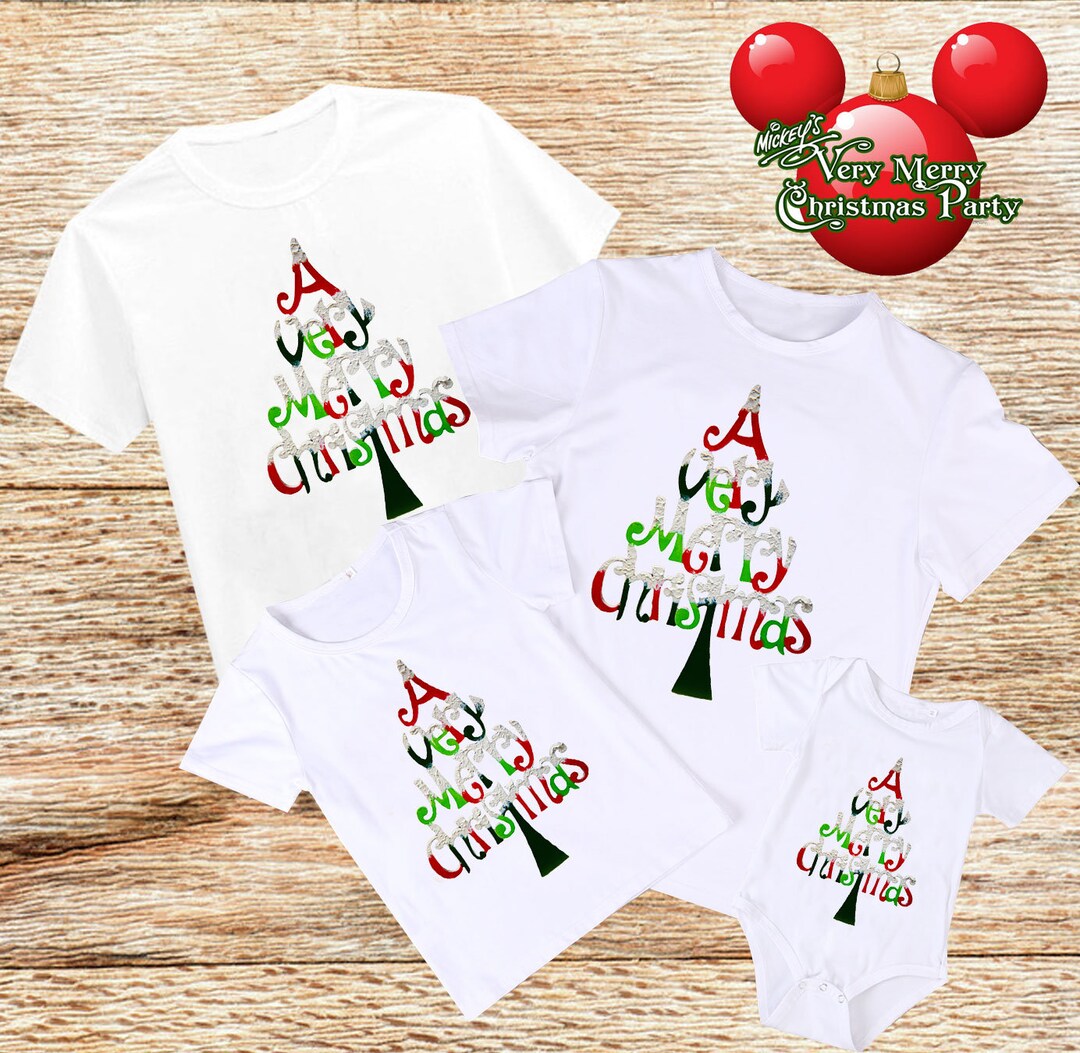 Camisetas familiares del árbol de Navidad: camisetas navideñas de