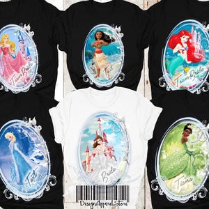 Disney Princess Bachelorette Party Shirts, Disney Girls Trip, Princess Bride Shirts, Team Bride, Bride Squad, Bridal Shower Group Shirts