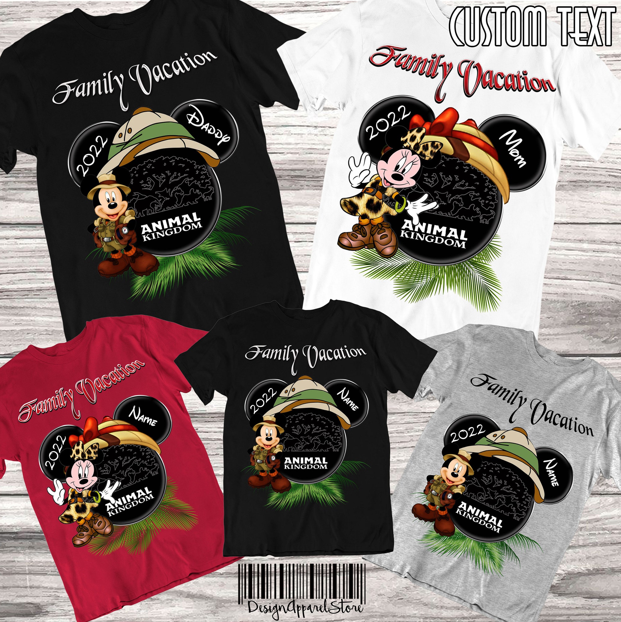 Animal Kingdom DisneyWorld Theme Park Adventure Family T-Shirt Animal Kingdom DisneyWorld Theme Park Adventure Family T-Shirt