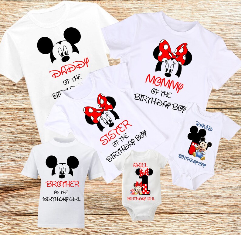 Minnie Mouse inspired mommy of the birthday girl shirt women shirts birthday