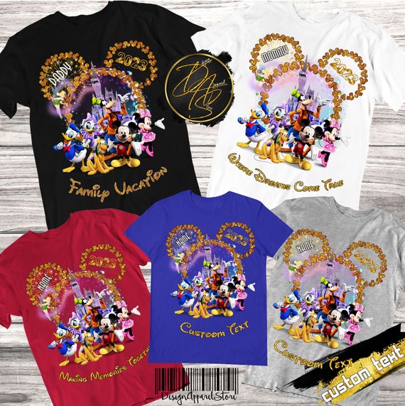Disney vacation sales shirts etsy