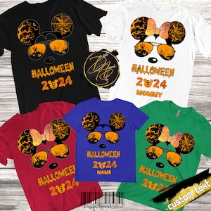 Halloween Party Shirt Happy Halloween Mickey und Minnie T-Shirt Süßes oder Saures Shirt Happy Halloween Disney Shirt Happy Halloween