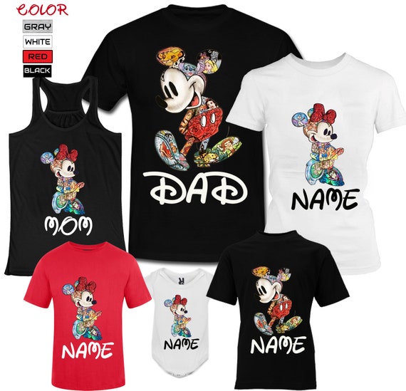 camisetas disney familia