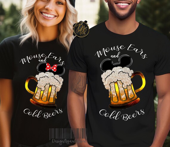 Mouse Ears And Cold Beers Tee Funny Tshirt Mouse Ears And Cold Beers Tee Funny Tshirt