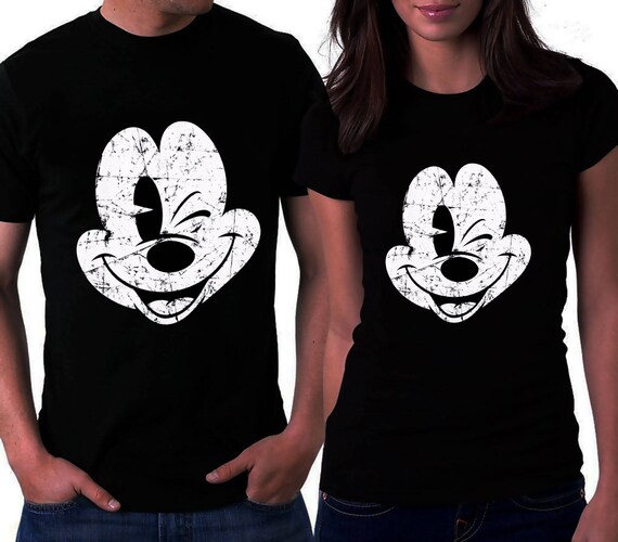 mickey mouse couple t shirt