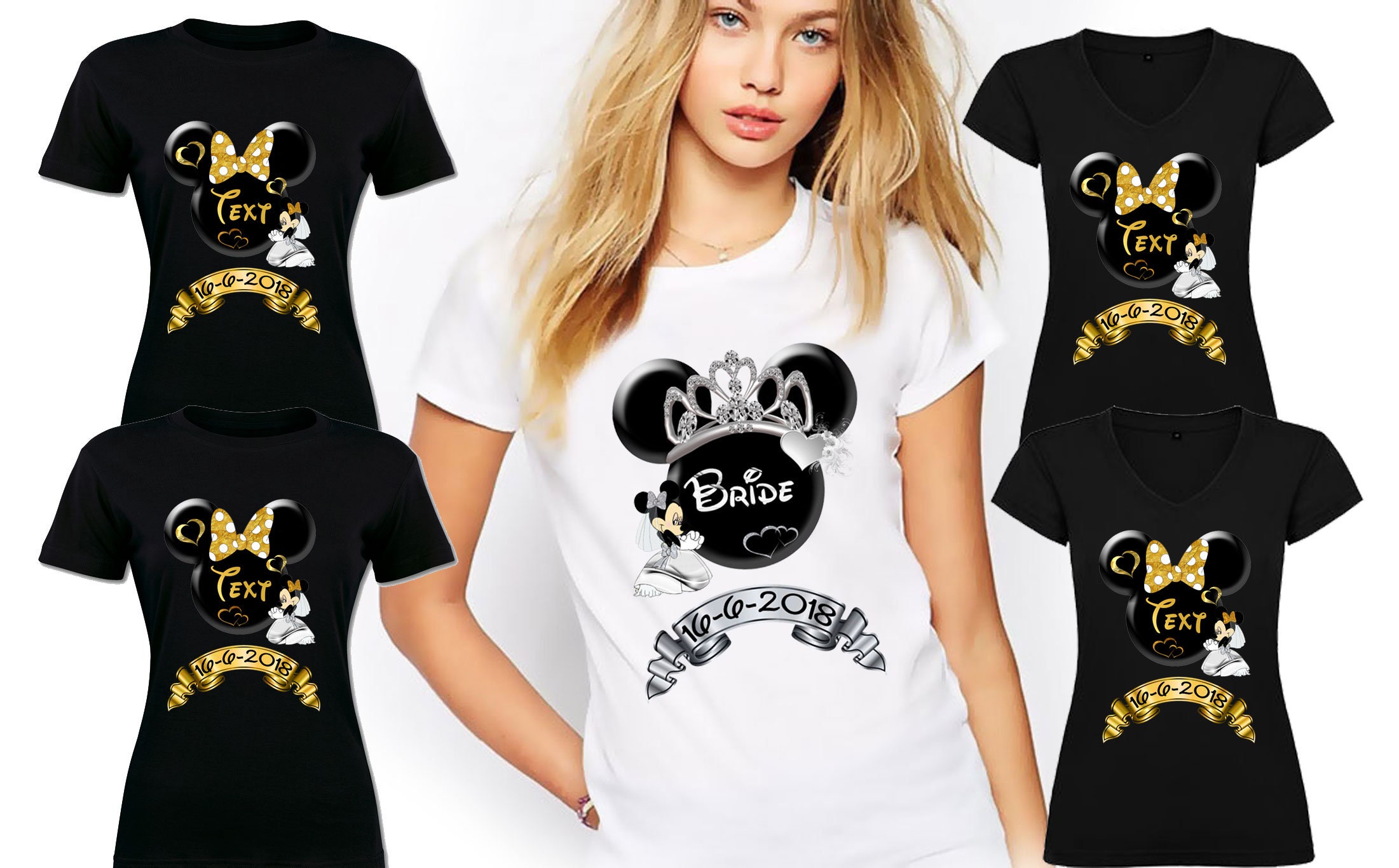 Electrónico hecho Hacer Camisas de despedida de soltera Camisetas de DisneyWorld - Etsy México