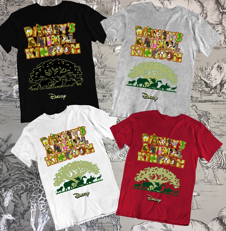 Disney's Animal Kingdom Shirts Disney Family Shirts Disney Etsy