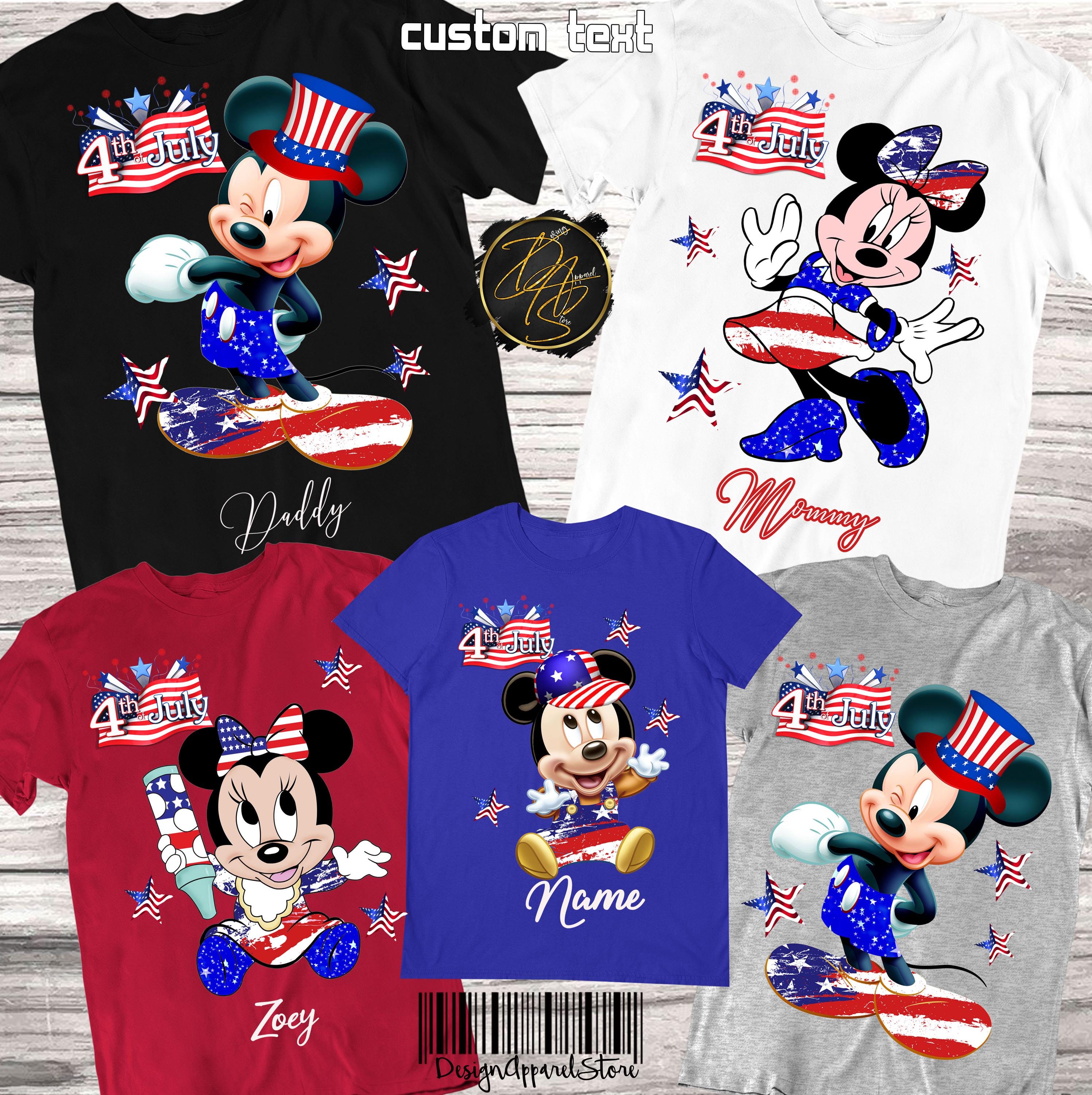 4th of July Mickey & Friends Shirt, Disney Family Shirt, 4th of July Shirt, Patriotic Shirt, Independence day Shirt, Disneyland 4th of July