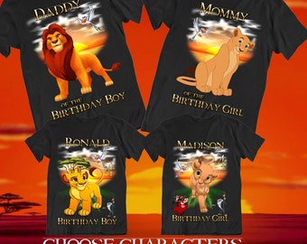 Lion King Birthday Shirt Boy's Lion King Birthday Shirt - Etsy
