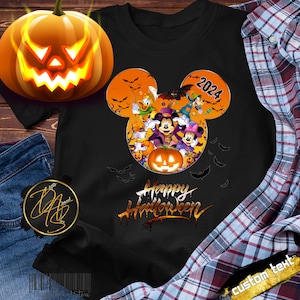 Glückliches Halloween Mickey und Minnie T-Shirt Süßes oder Saures Shirt Glückliches Halloween Disney Shirt Glückliches Halloween Familie T-Shirt