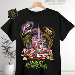 Mickey and Friends Christmas Shirts 2025, Mickey’s Very Merry Christmas Party Family Shirts,  Matching Christmas Group t-shirts