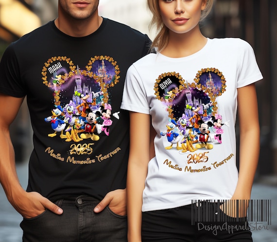 ☆Disneyland限定☆男女兼用 ミッキー＆フレンズ 2025年Tシャツ ☆Disneyland限定☆男女兼用 ミッキー＆フレンズ 2025年Tシャツ