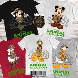 Mickey and Minnie Animal Kingdom shirt DisneyWorld Safari Family Shirts DisneyLand family shirt Family Safari Shirts Custom Shirts