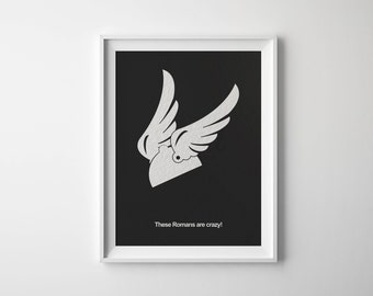 Asterix Inspired - Minimal Movie Poster - Movie Print - Film Poster