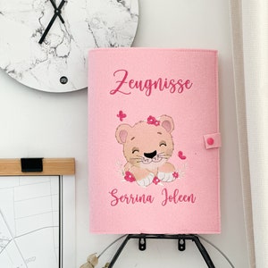 Zeugnismappe/ Zeugnishülle/ Geschenk zur Einschulung