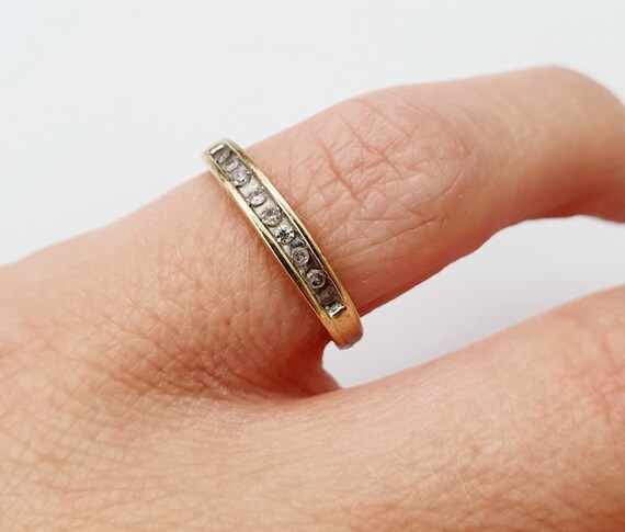 9ct gold full eternity ring clearance