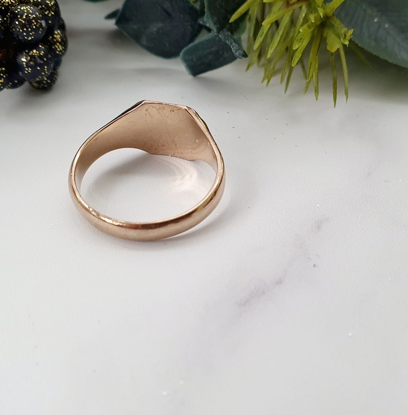 Vintage 9ct Gold Ring. Size W EU 63. Free Resizing. Etsy