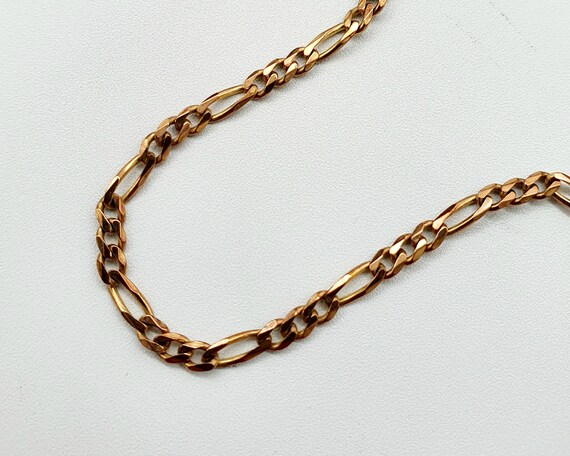 Vintage 9ct Gold 16 Figaro Chain 