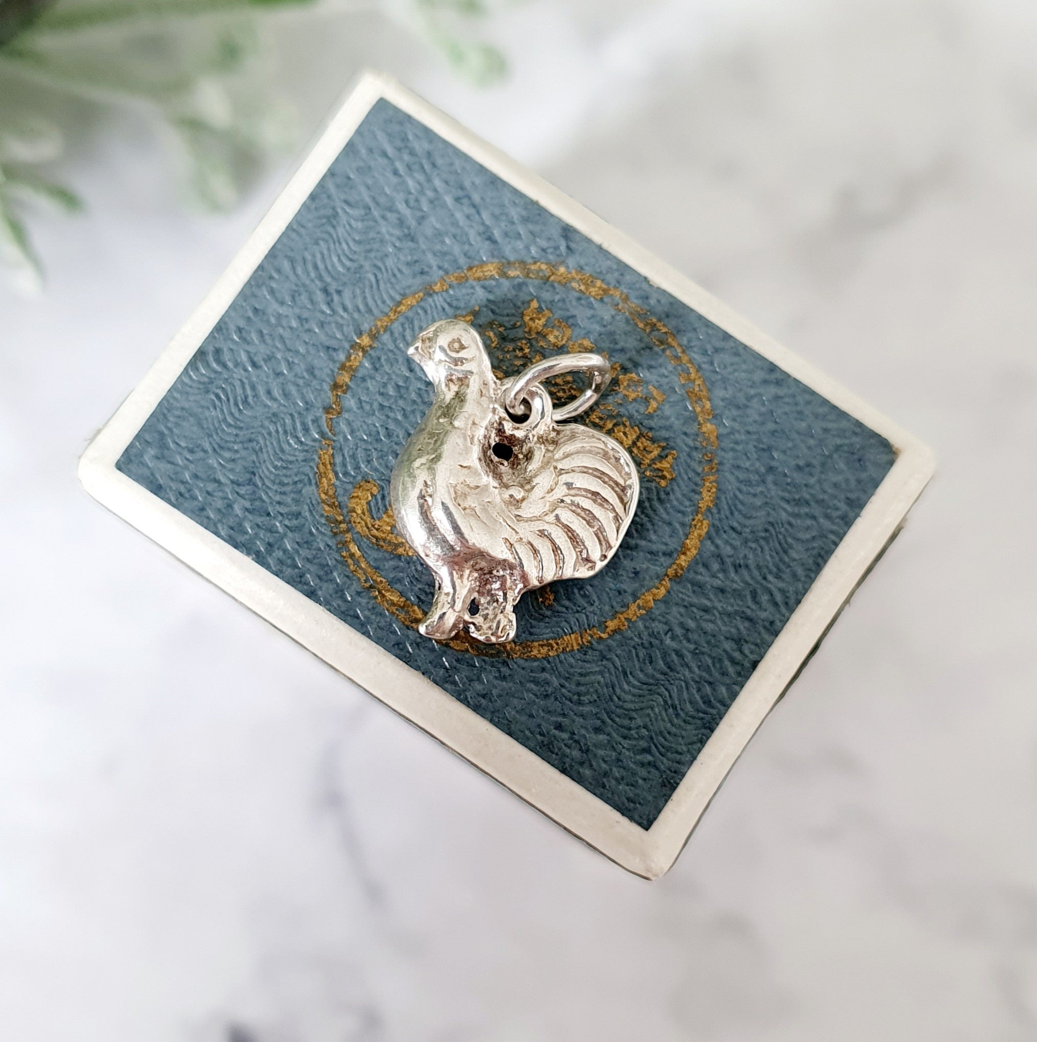 Silver rooster hotsell pendant