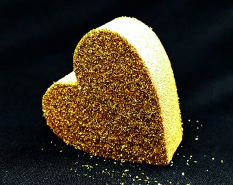 Large gold heart | Etsy