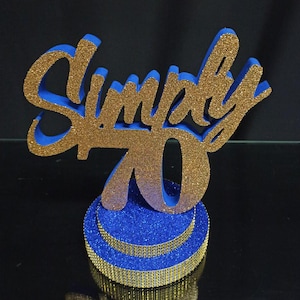 70's Birthday Decoration,Simply 70 centerpieces for table, birthday table centerpieces, Central decor birthday, 70th Birthday Centerpiece