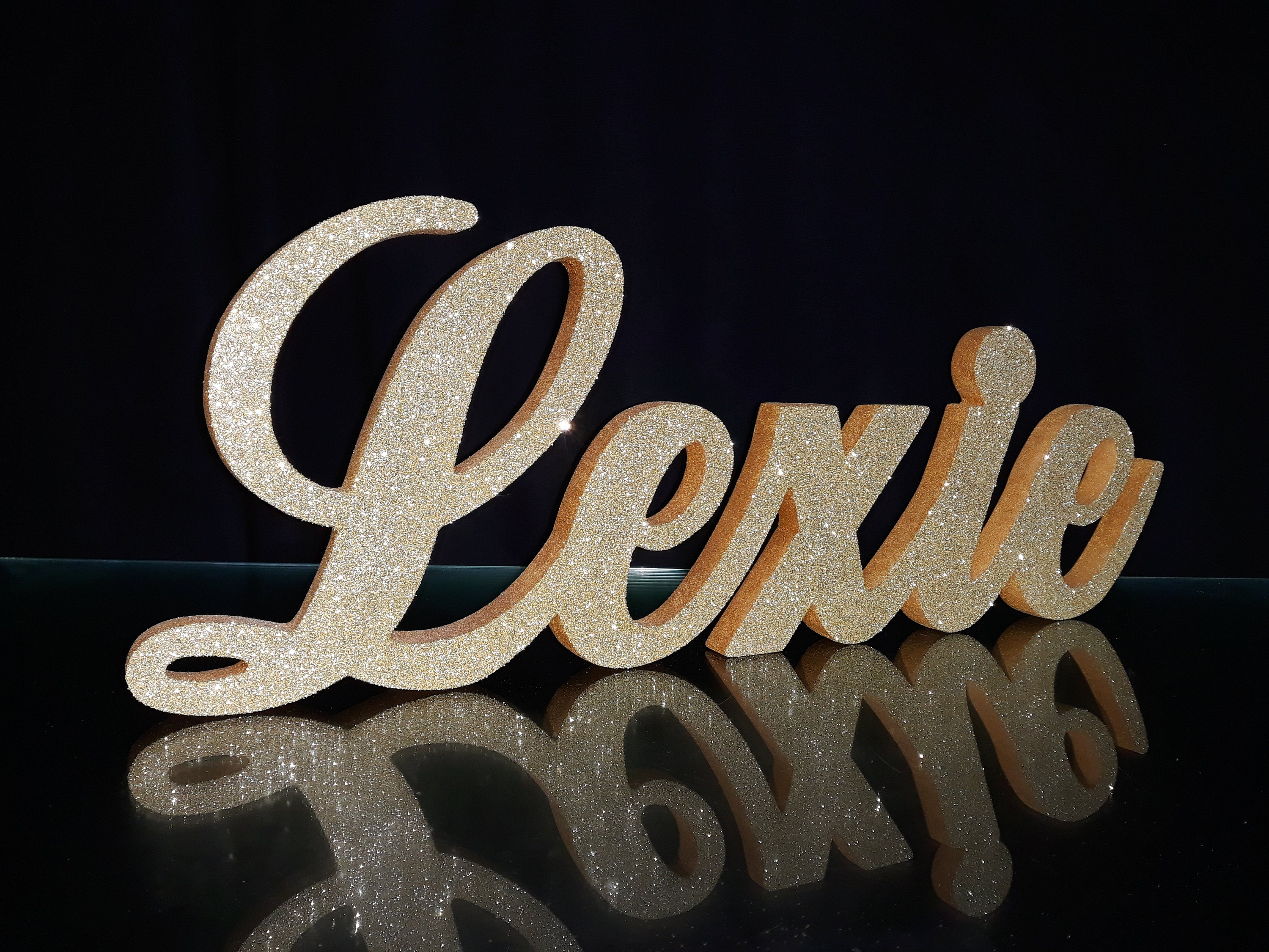 Gold Concrete Letters Hand Painted Gold 3d Letters Perfect Shelf Decor  letters Full Gold -  Israel