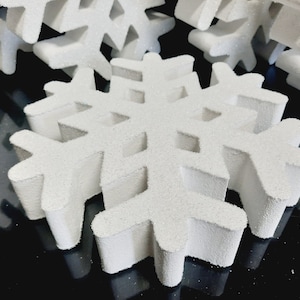 Copos de nieve de poliestireno con purpurina, copos de nieve decorativos, copos de nieve de espuma de Navidad, copos de nieve de poliestireno de Año Nuevo