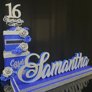 SET Sweet 16 Candelabro espuma y Cardbox rosa, Candelabro Quinceanera, rose Bar & Bat Mitzvah, Centro de mesa de iluminación de velas
