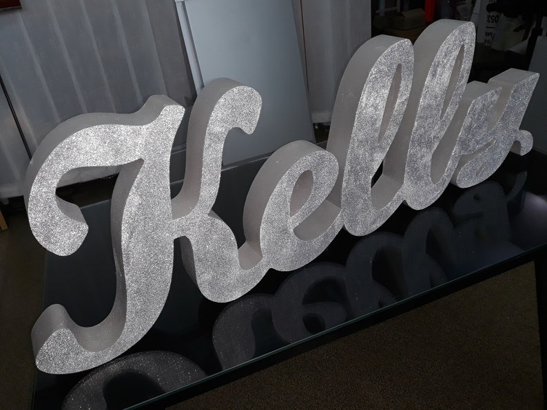 letters name age block,3D numbers,Large free standing foam letter Sweet 16 candelabra Big silver 3D sign 12 styrofoam custom name Kelly