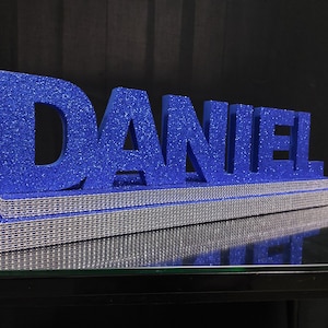 Chandelier Bar Mitzvah, prénom garçon en polystyrène, bougie Bar Mitzvah, pièce maîtresse d&#39;éclairage de bougie Quinceanera et Mitzvah, candélabre Sweet 16