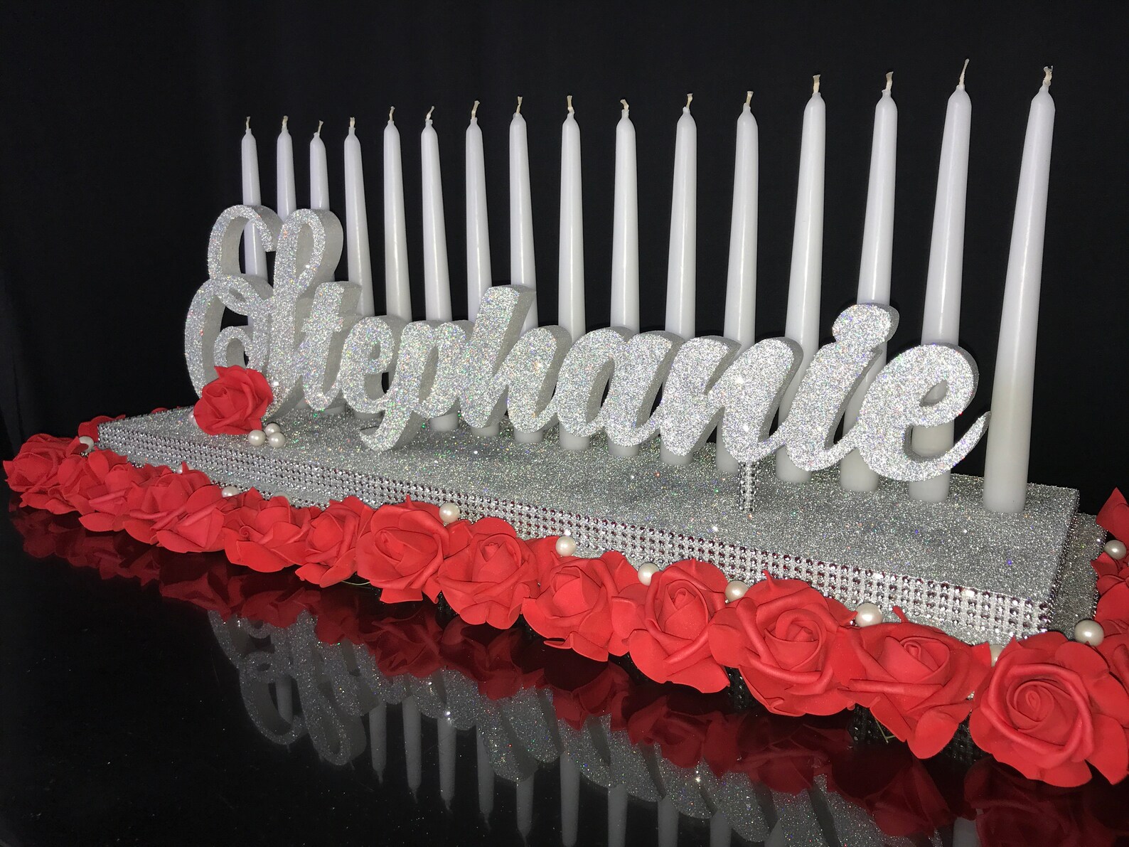 Candelabra Foam Sweet 16 Roselavender Candelabrafloral Etsy