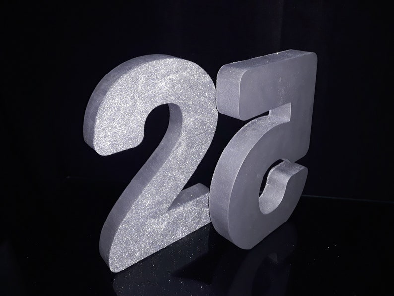 Styrofoam Letters 3D 15 Styrofoam Numbers 15 Etsy