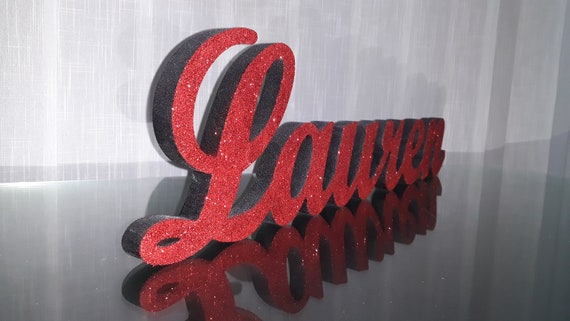 sweet 16 candelabra foam letters age block,3D name,Large free standing foam White color custom name 3D white glitter,styrofoam name