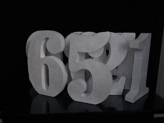 Styrofoam Letters 3D 20,foam Gold Numbers 20 Inches,large Free