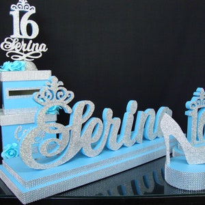 SET Espuma de candelabro y caja de cartón, Candelabro dulce 16, Candelabro de quinceañera, Bar & Bat Mitzvah, Centro de mesa de iluminación de velas