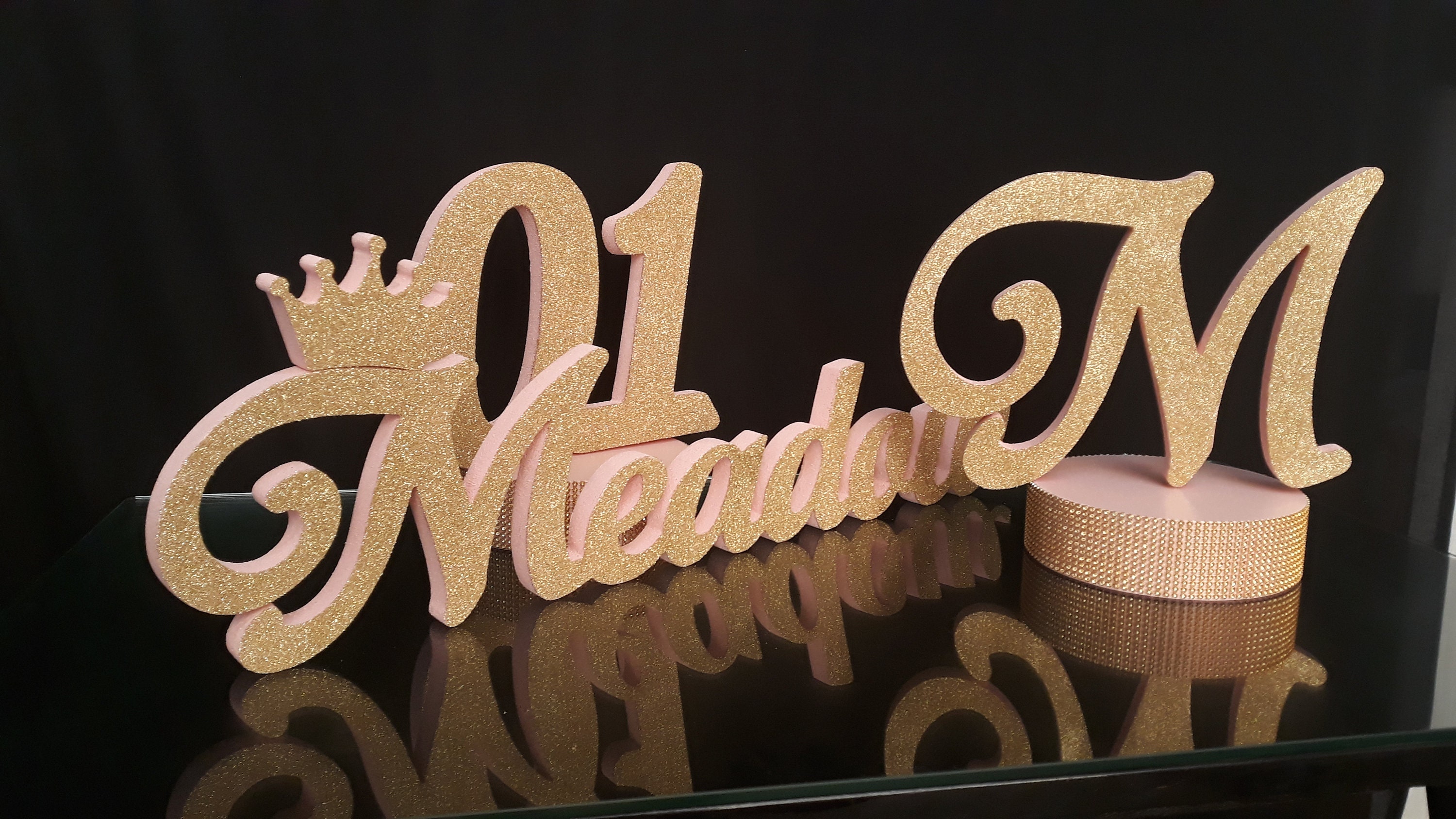 Birthday Decorations3D name styrofoam foam lettersBaby | Etsy